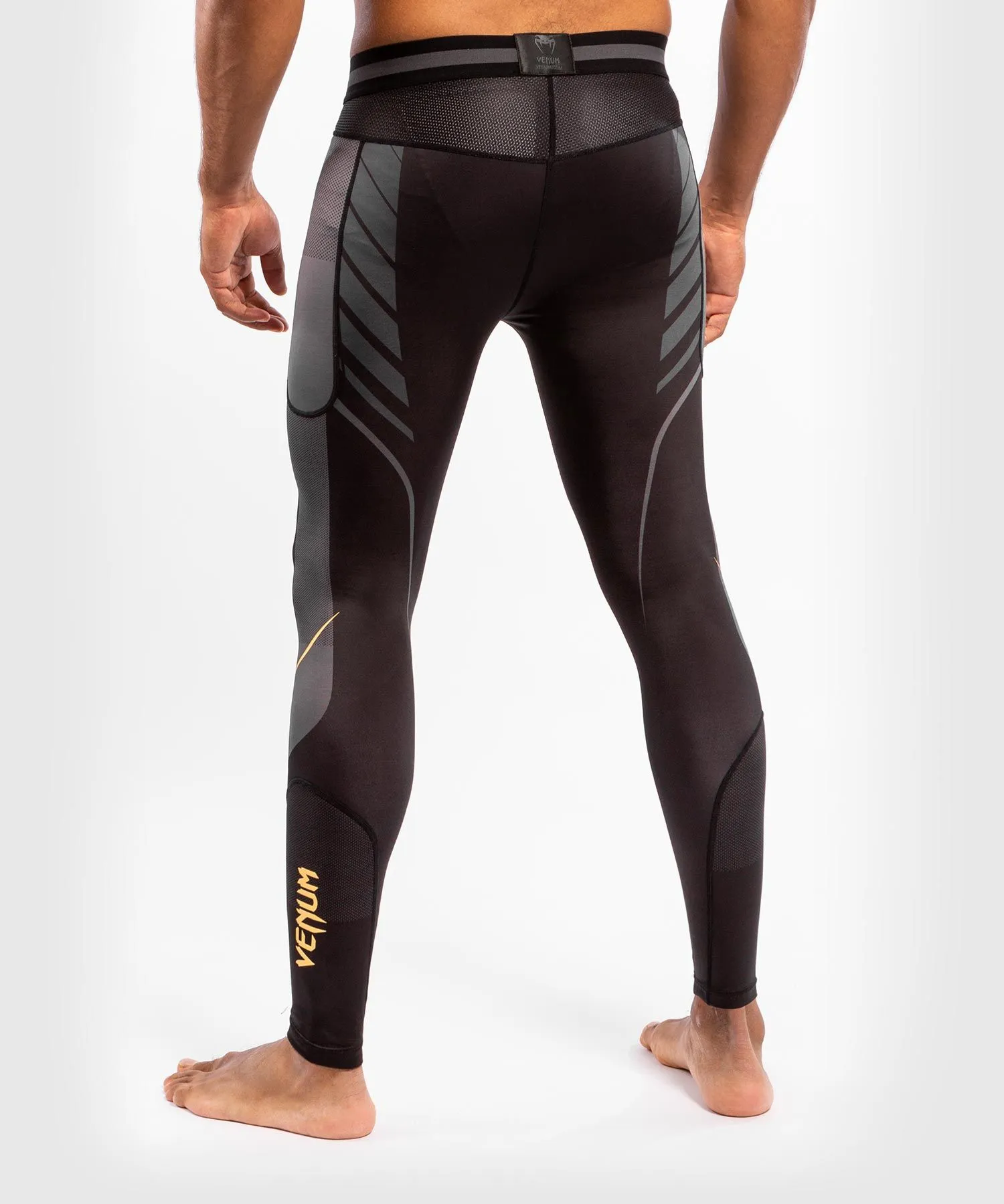 Compression Tights - Venum - 'Athletics' - Sort-Guld