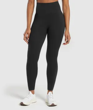 Gymshark Cotton Seamless Leggings - Black