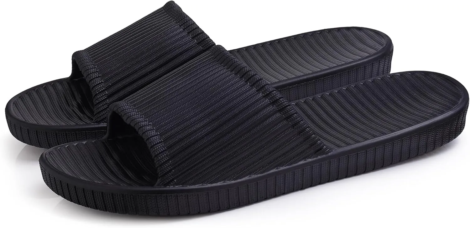 Happy Lily Shower Shoes, Women & Men??s Shower Slippers, Slides Sandals Pool Slides House Slippers Non-Slip Indoor Bathroom Shoes Beach Sandals