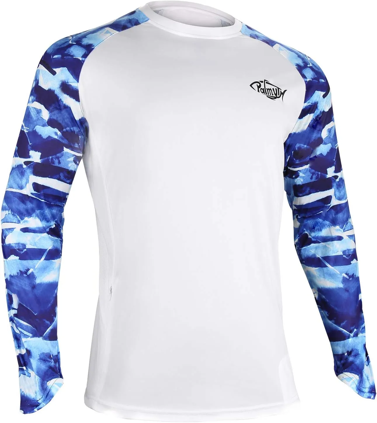 Palmyth Fishing Shirt for Men Long Sleeve Sun Protection UV UPF 50  T-Shirts with Pocket