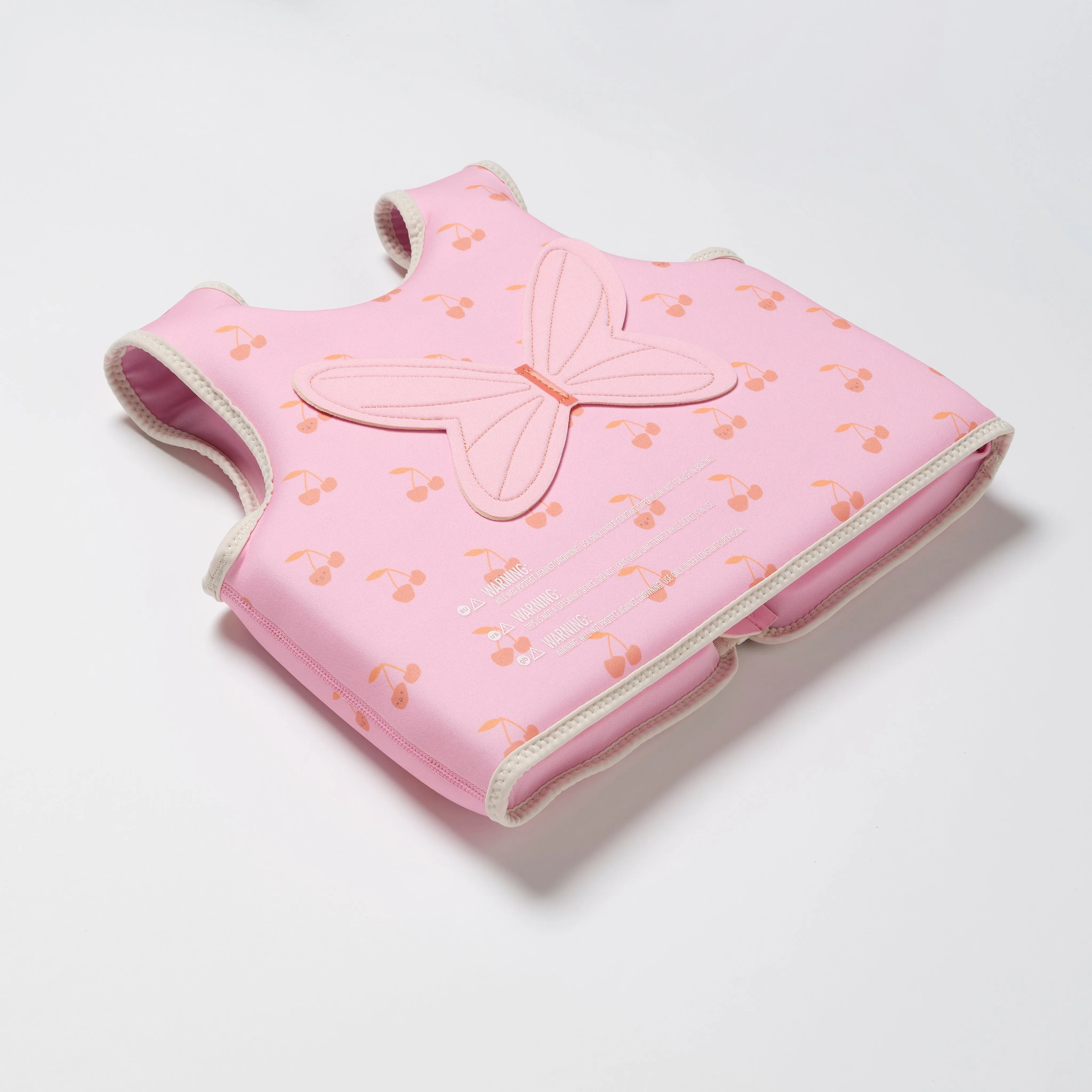 SUNNYLiFE Kids Swim Vest  Cotton Candy Cherry