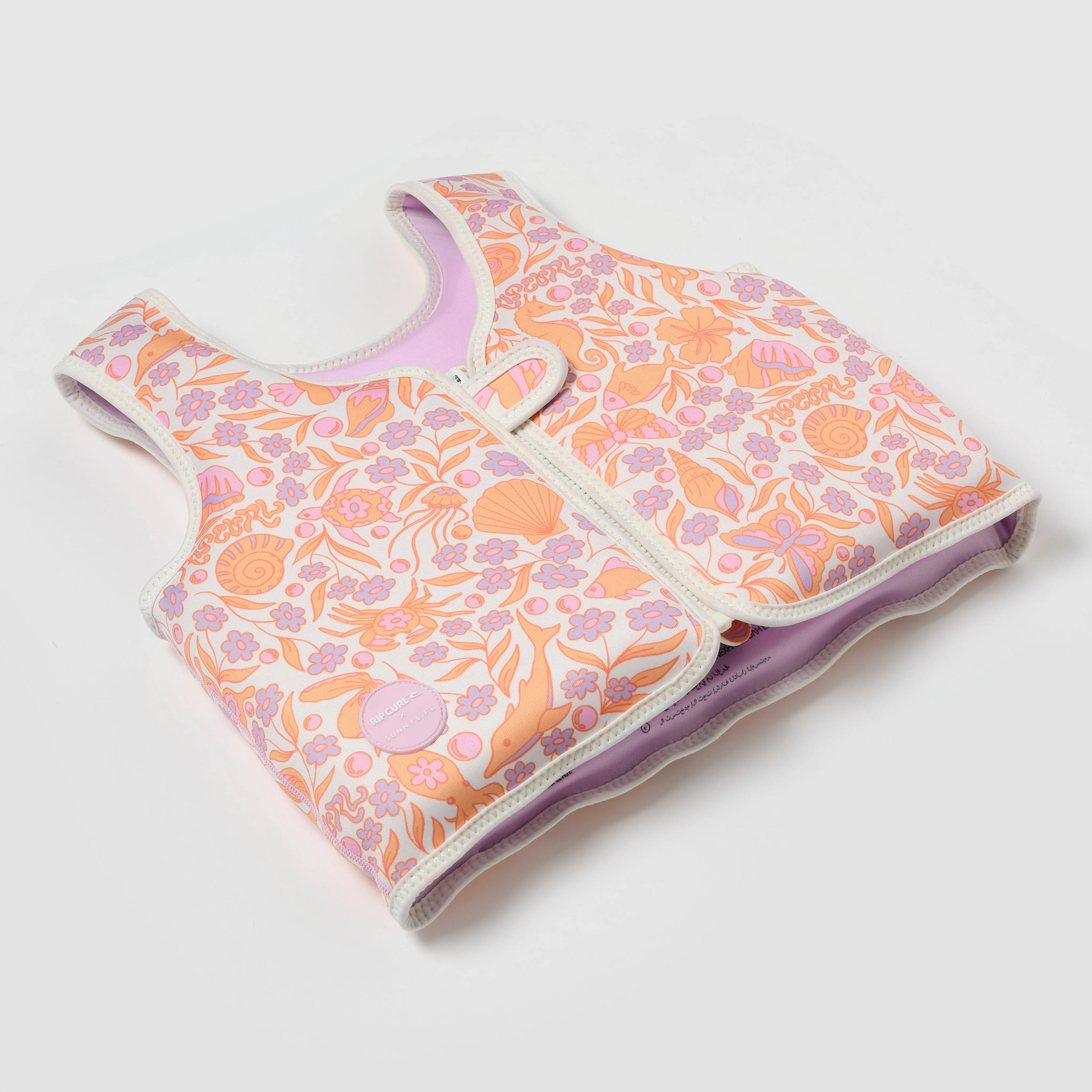 SUNNYLiFE Kids Swim Vest  Ocean Magic Pink