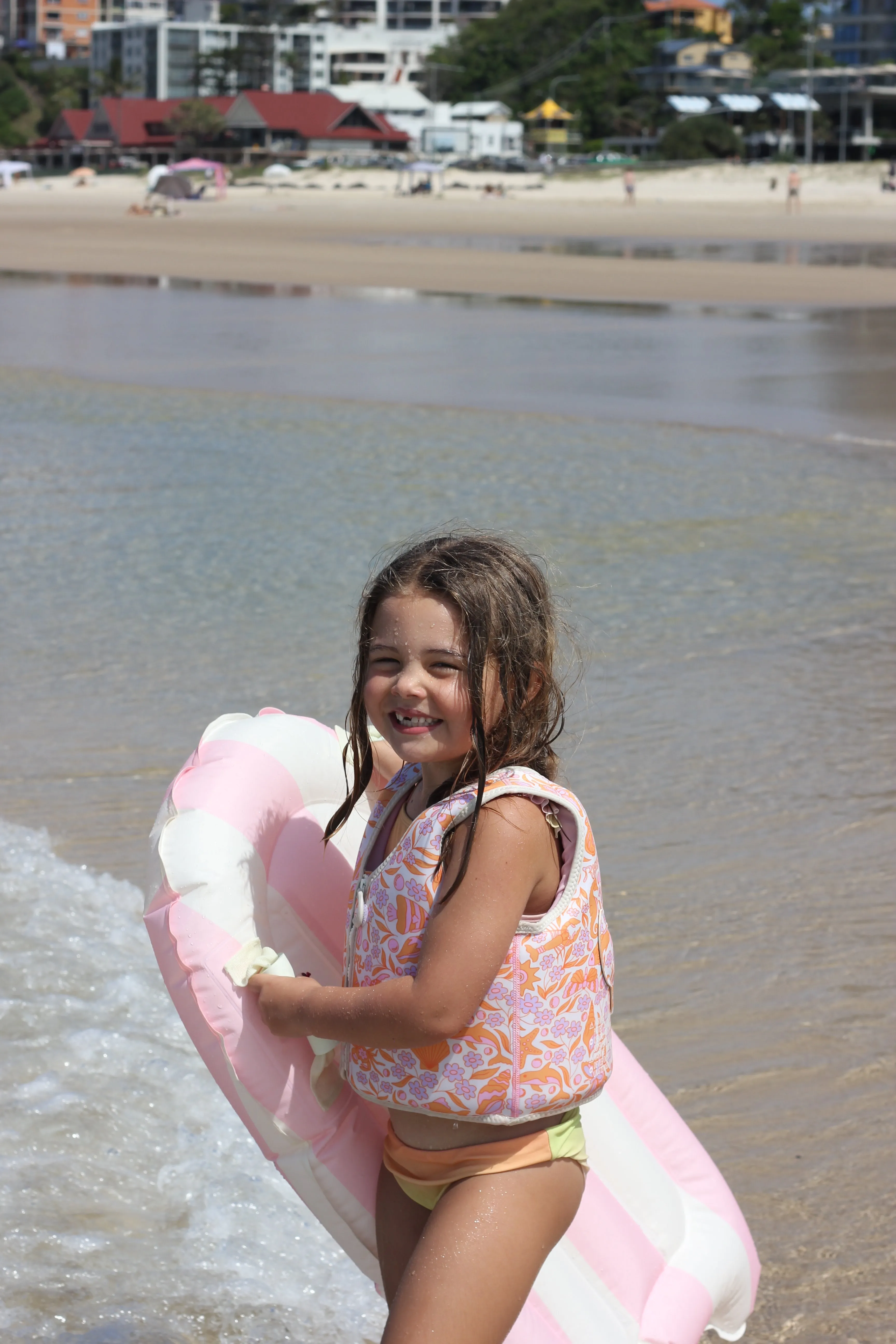 SUNNYLiFE Kids Swim Vest  Ocean Magic Pink
